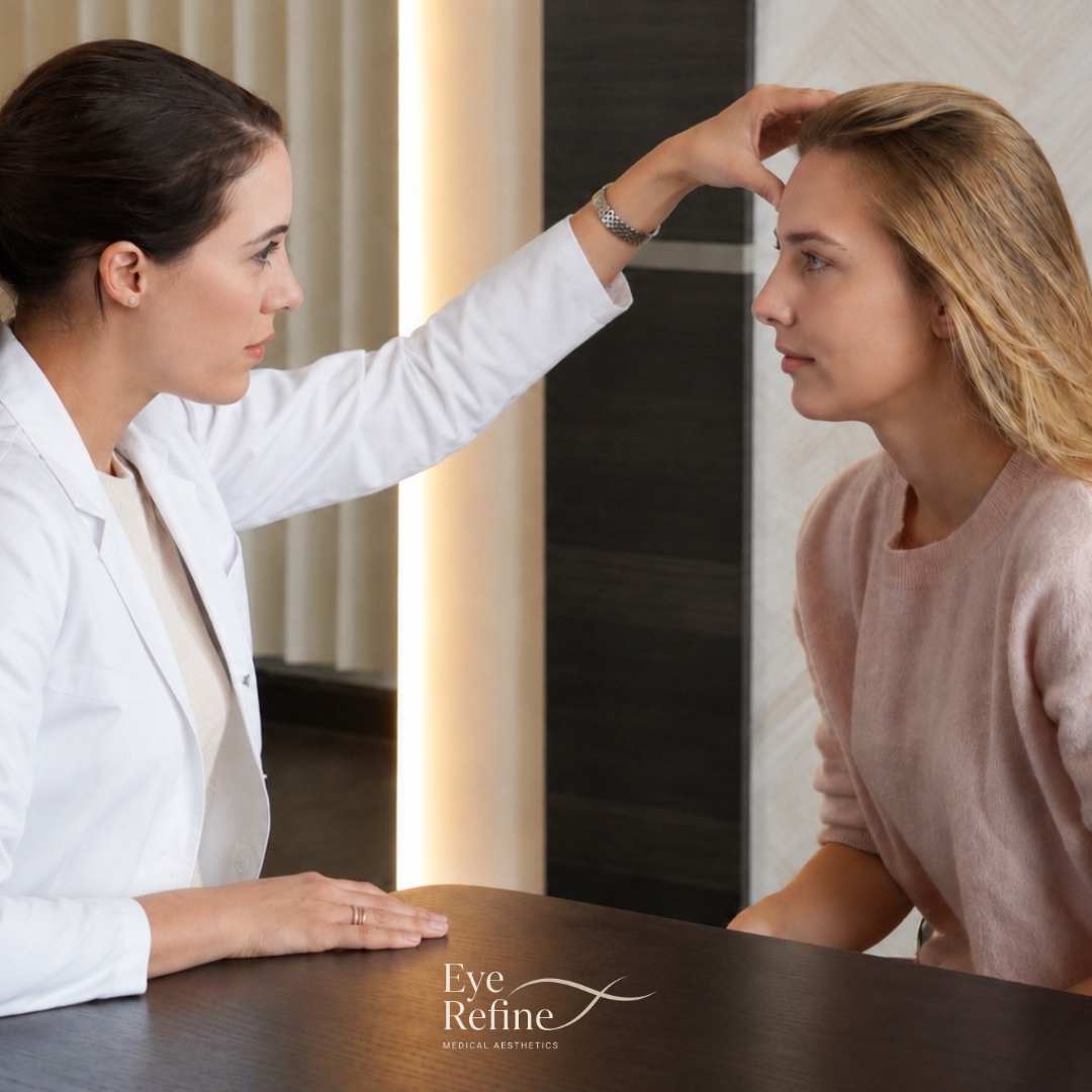 Augenringe unterspritzen in Hamburg bei Eye Refine